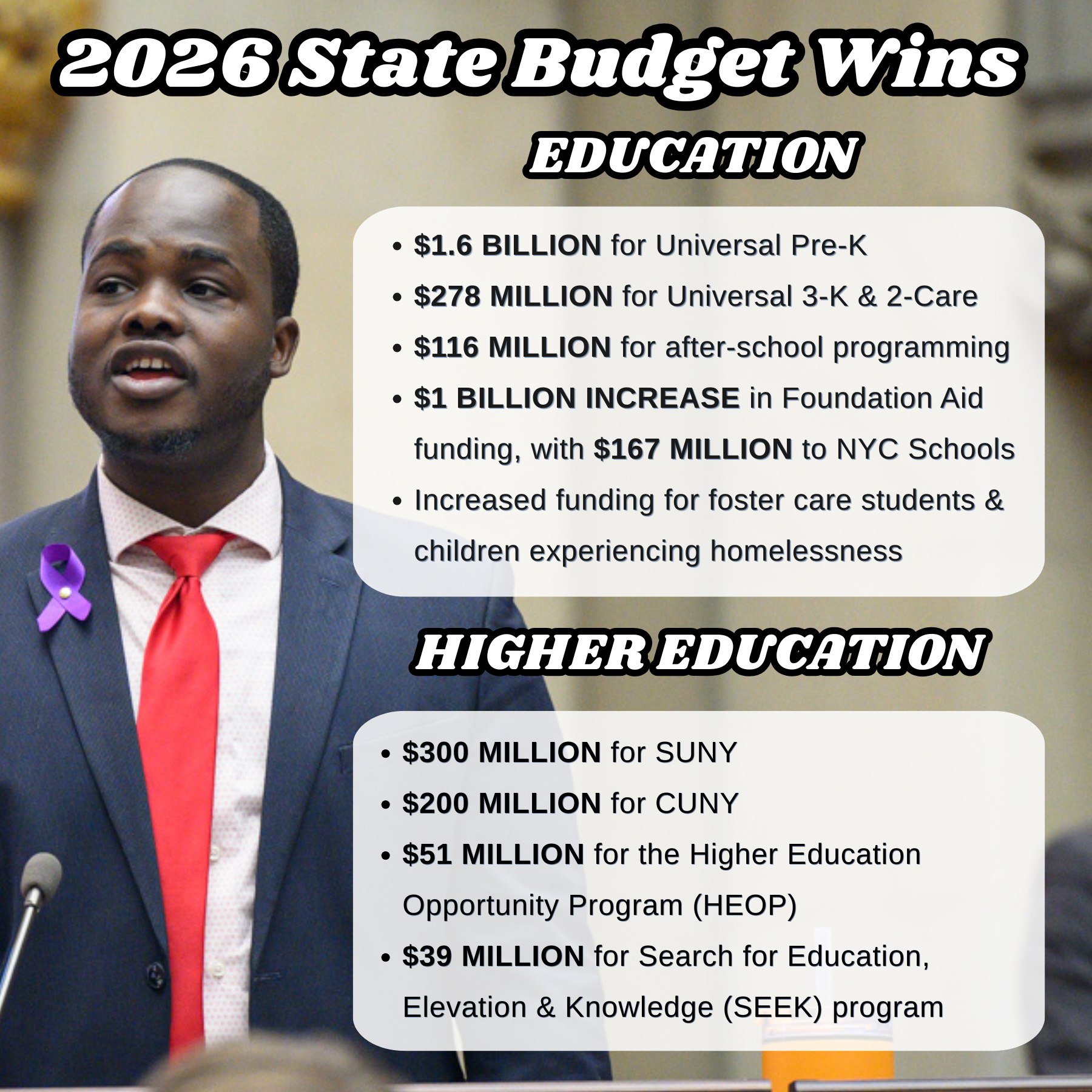 2026 State Budget Wins - Education and Higher Education
